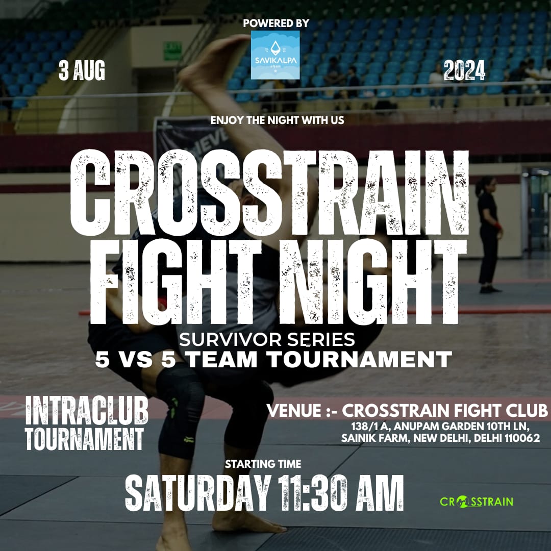 Feature Image of Crosstrain fight night Event at crosstrain fight club delhi