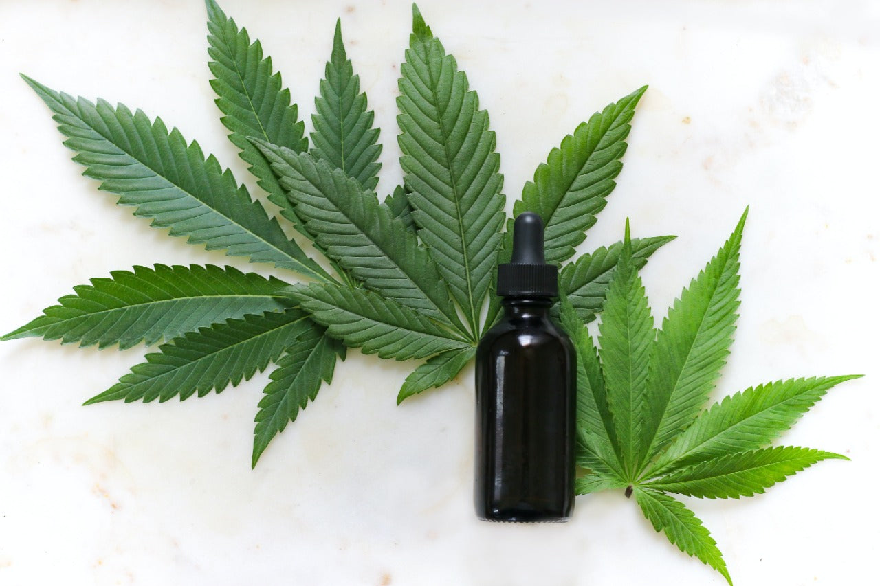 Feature image for a blog about Simplifying How to Get Prescription Cannabis Medicine with an image of a bottle with a cannabis leaf as the backdrop