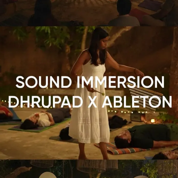 Feature Image of Sound immersion event  at boulder box vasant kunj, with a backdrop of event location