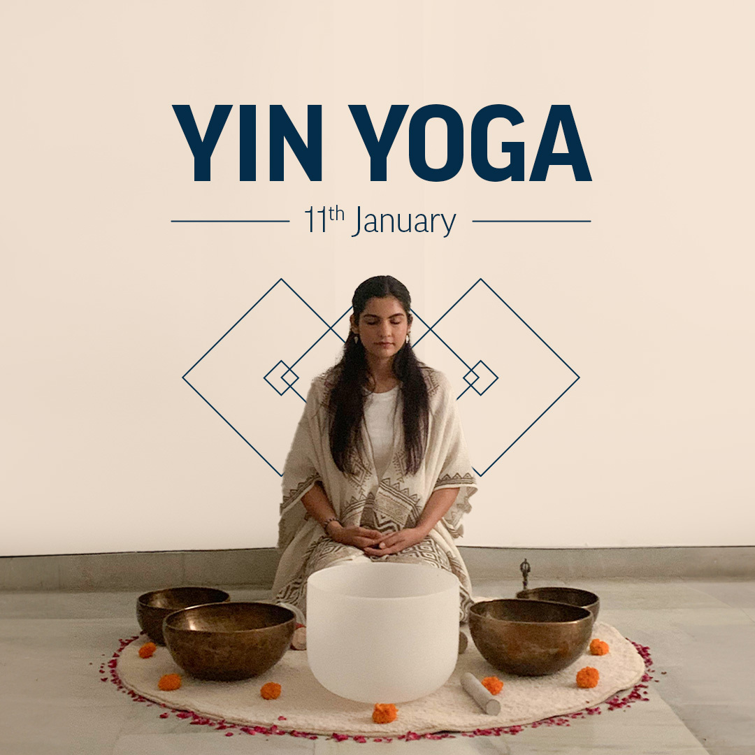 Embrace stillness and inner calm at our Yin Yoga session by Savikalpa. Join us for a mindful journey of deep relaxation and holistic healing at Amala Eart Vasant Vihar