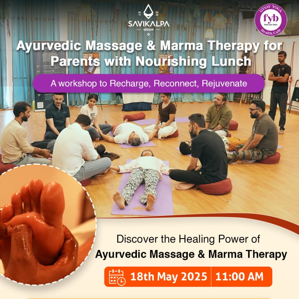Marma therapy and ayurvedic massage event banner image
