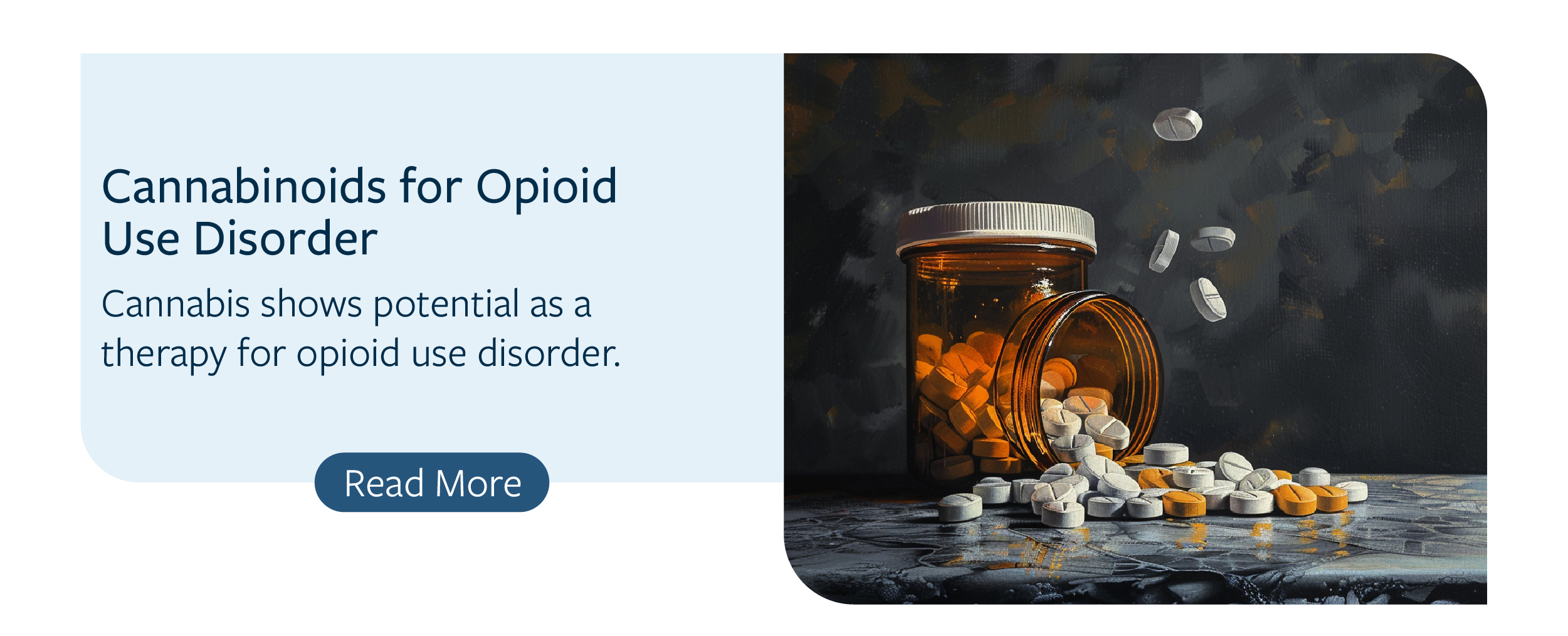 Banner image for Article on 'Cannabinoids for Opioid Use Disorder' in June Newsletter