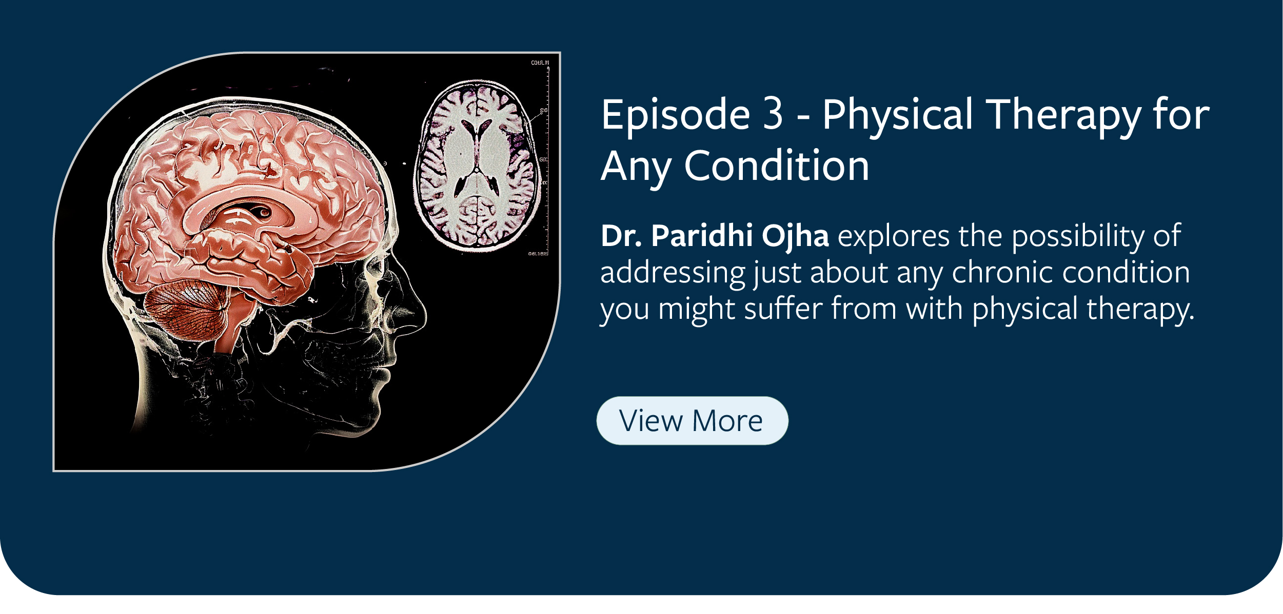 Podcast episode 3 "Physical therapy for any condition" in June Newsletter