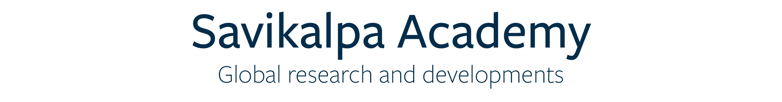 Header for Savikalpa Academy covering Health articles 