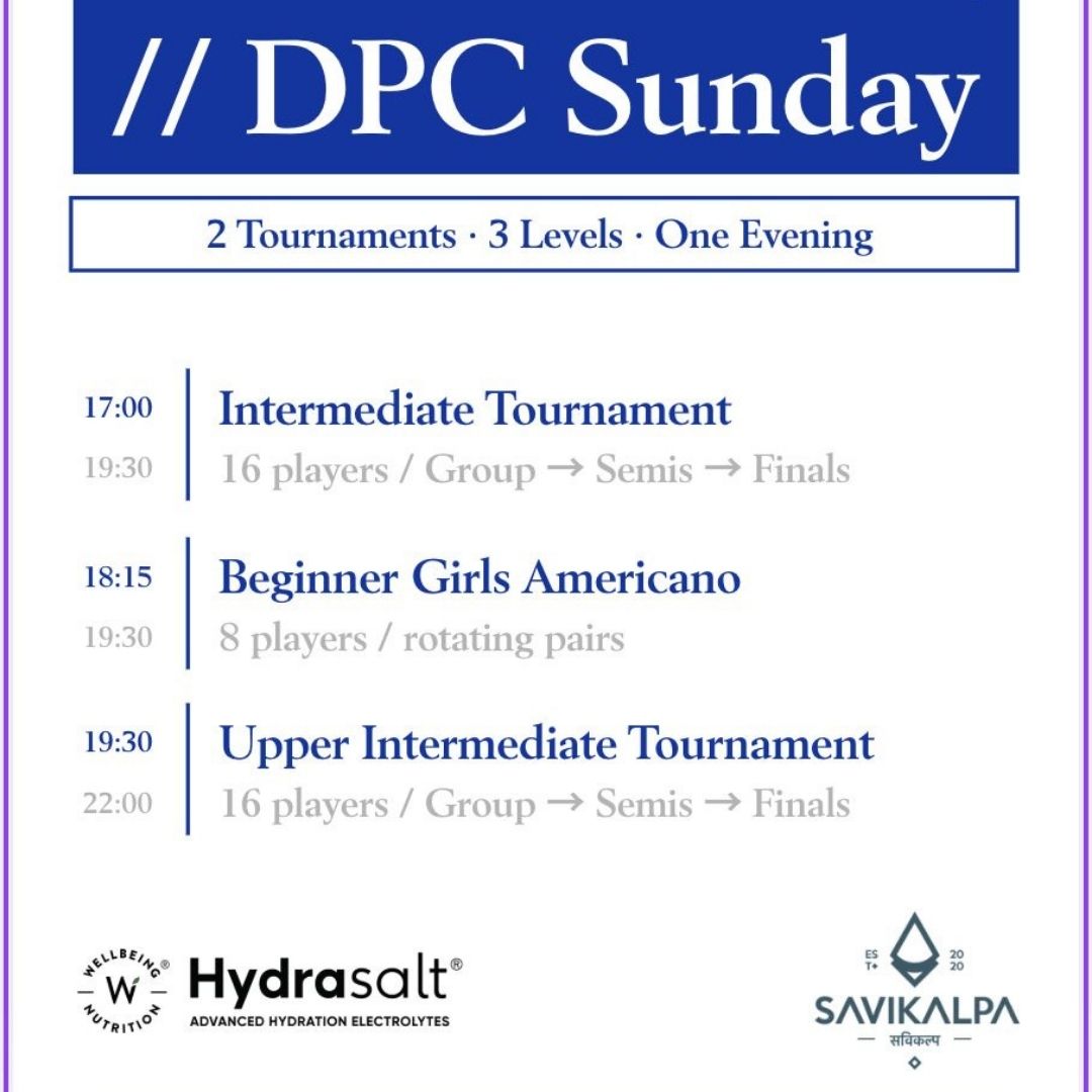 Savikalpa sponsored Padel Tournament with Delhi Padel Collective.