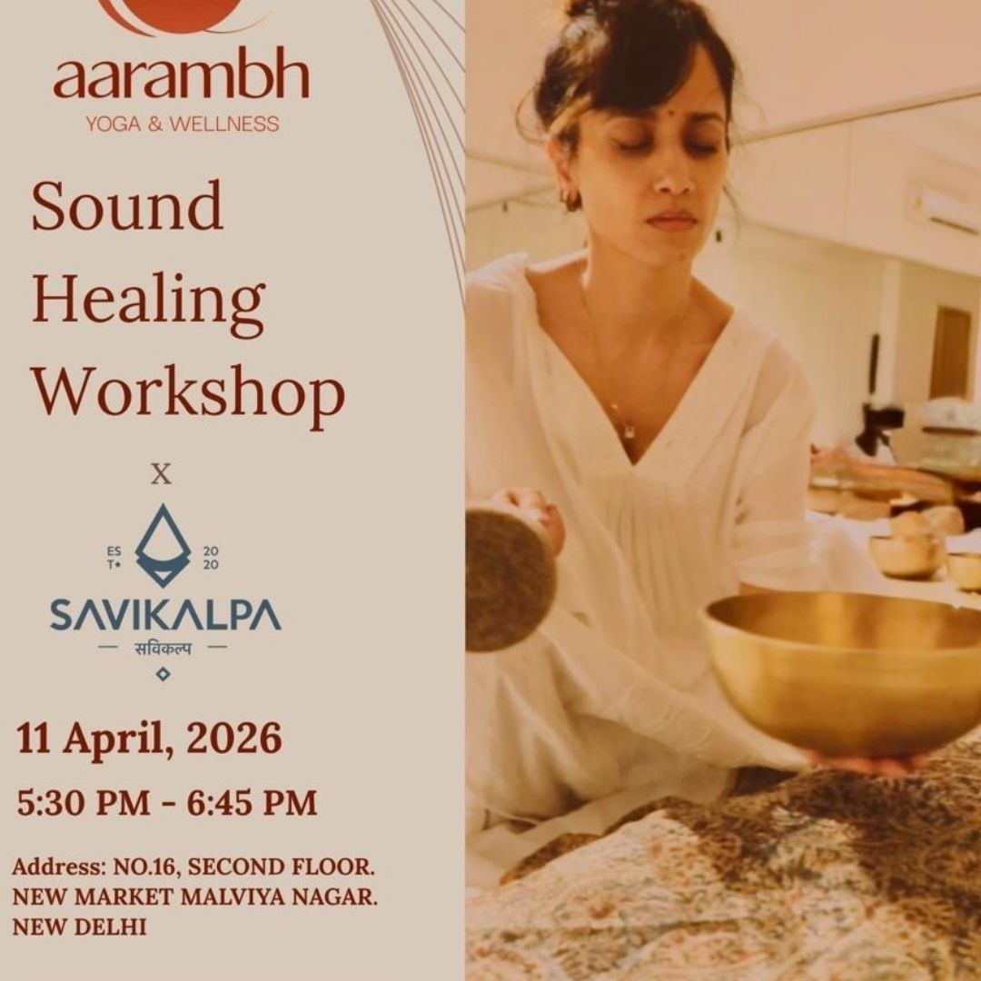 Banner image of Savikalpa sponsored Sound Healing session at the Aarambh Studio
