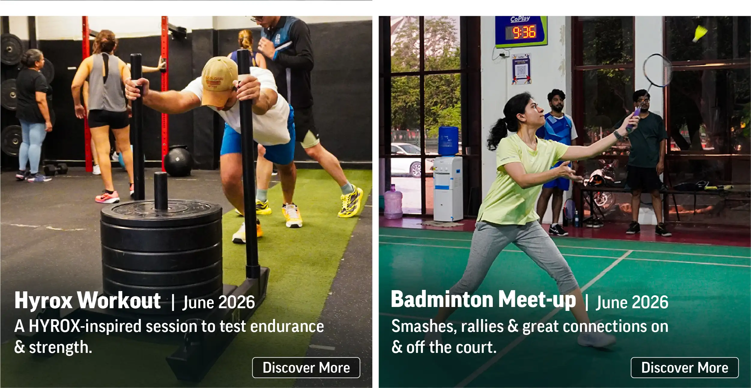 Savikalpa Sansaar community newsletter for July 2026 Hyrox and badminton Image