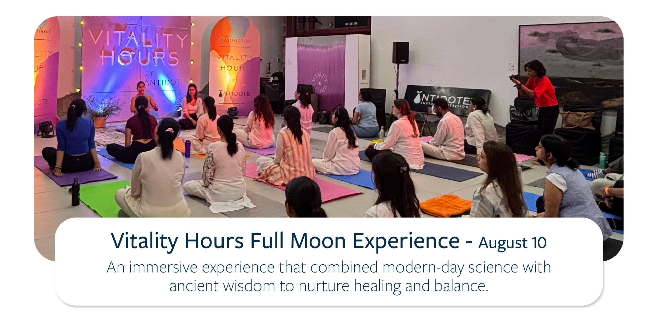 Event image for Viatlity Hours full moon experience for newsletter Oct 25