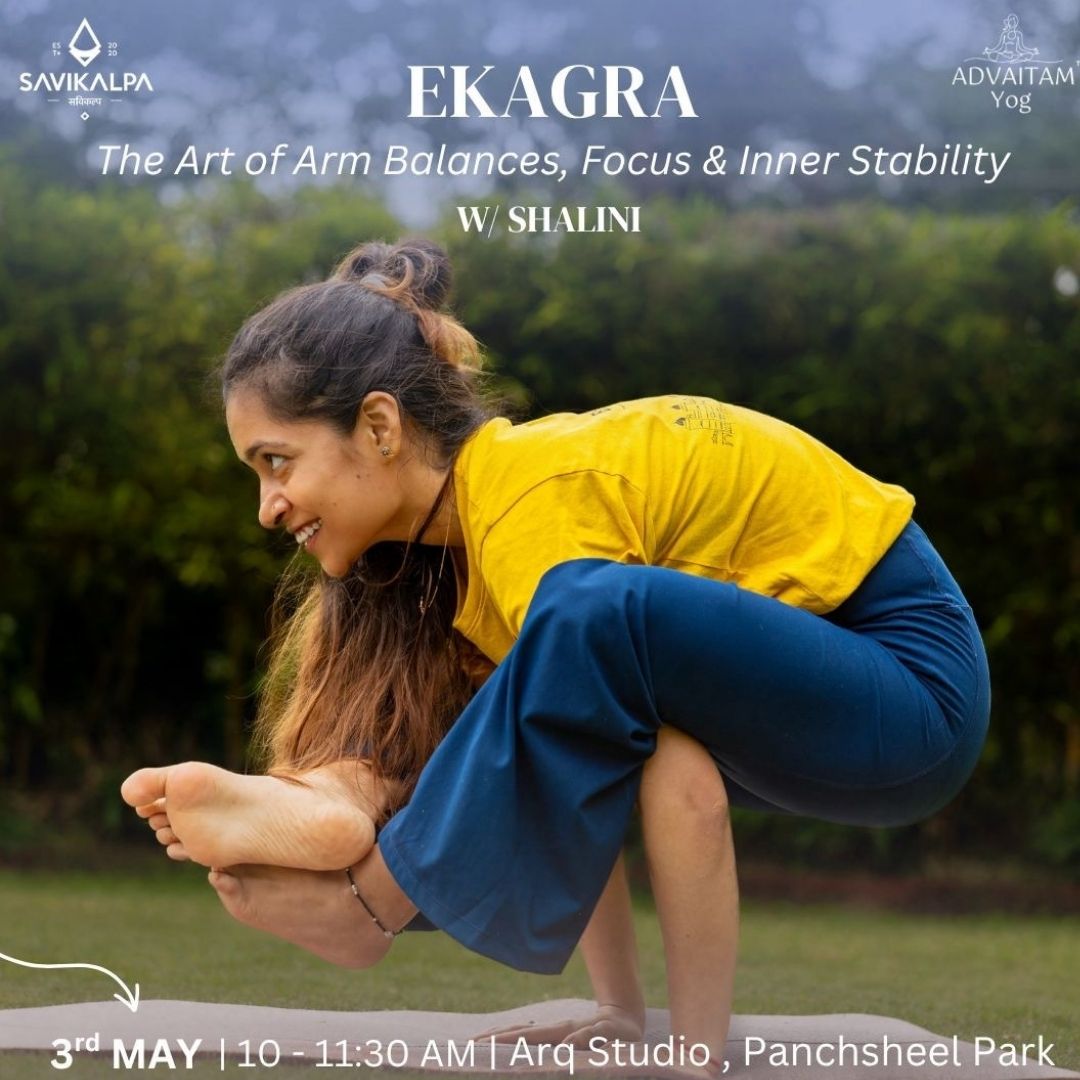 Savikalpa sponsored session focused on balance, focus and stability.