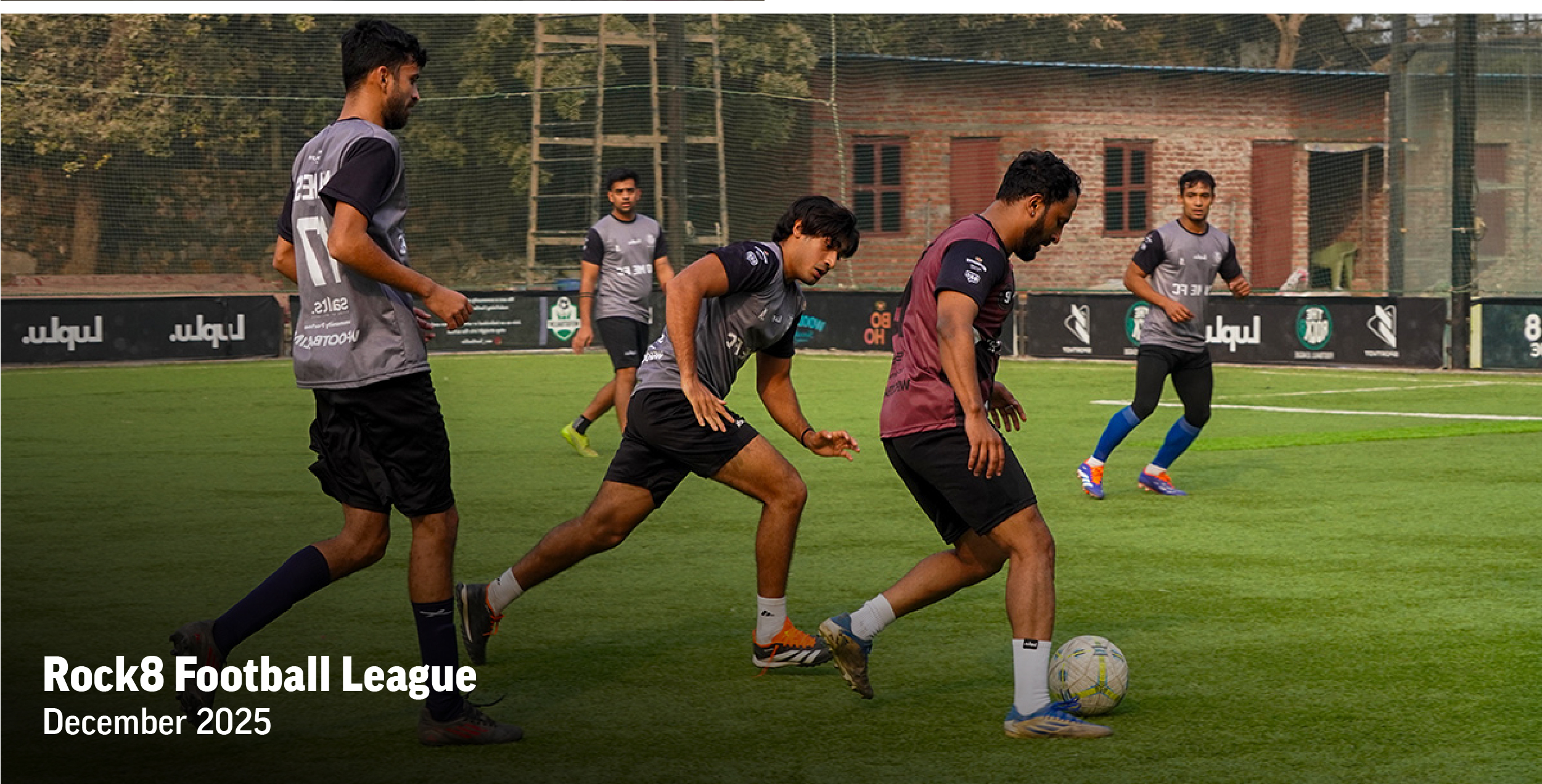 Event images for Rock8 football league community newsletter December