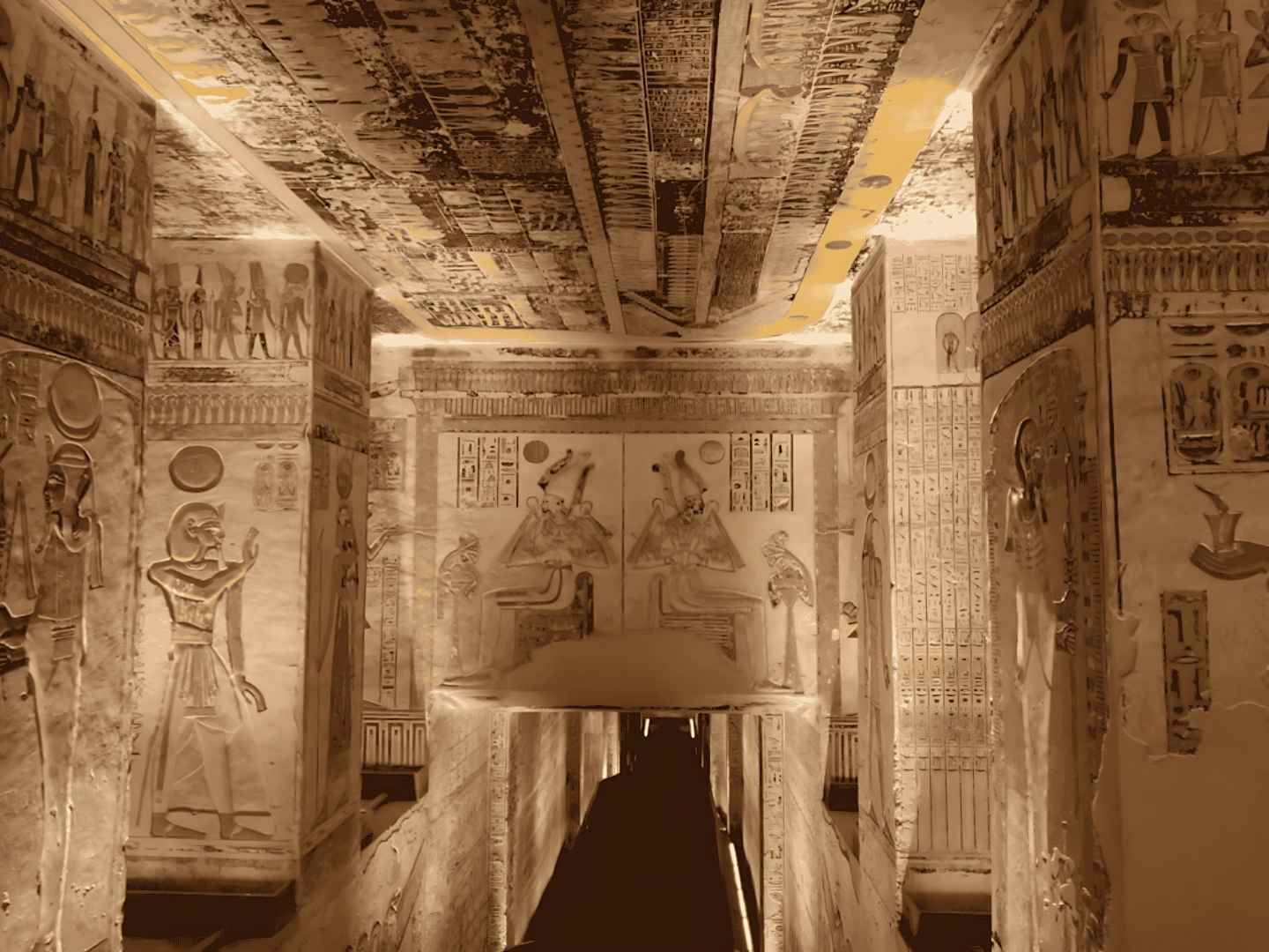 An image showing marijuana hints found in the historical Egyptian records discovered from an archaeological excavation