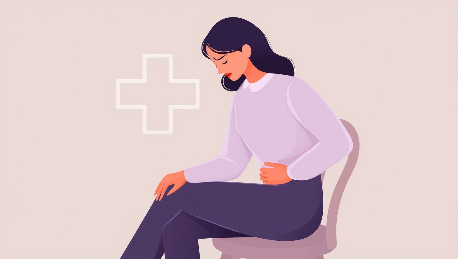 A woman suffering from pelvic inflammatory disease as a featured image