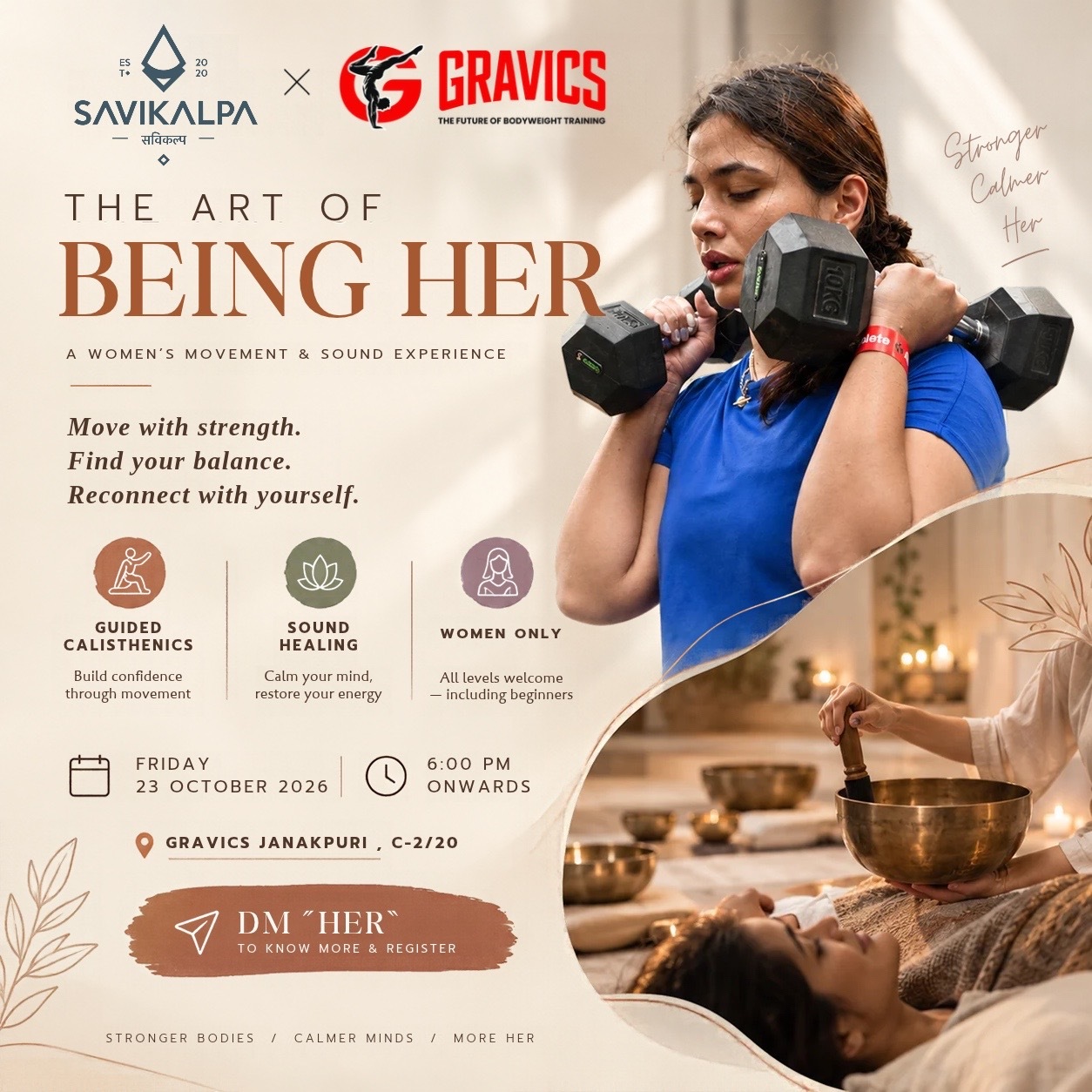 Banner image of Savikalpa sponsored the Art of Being Her.