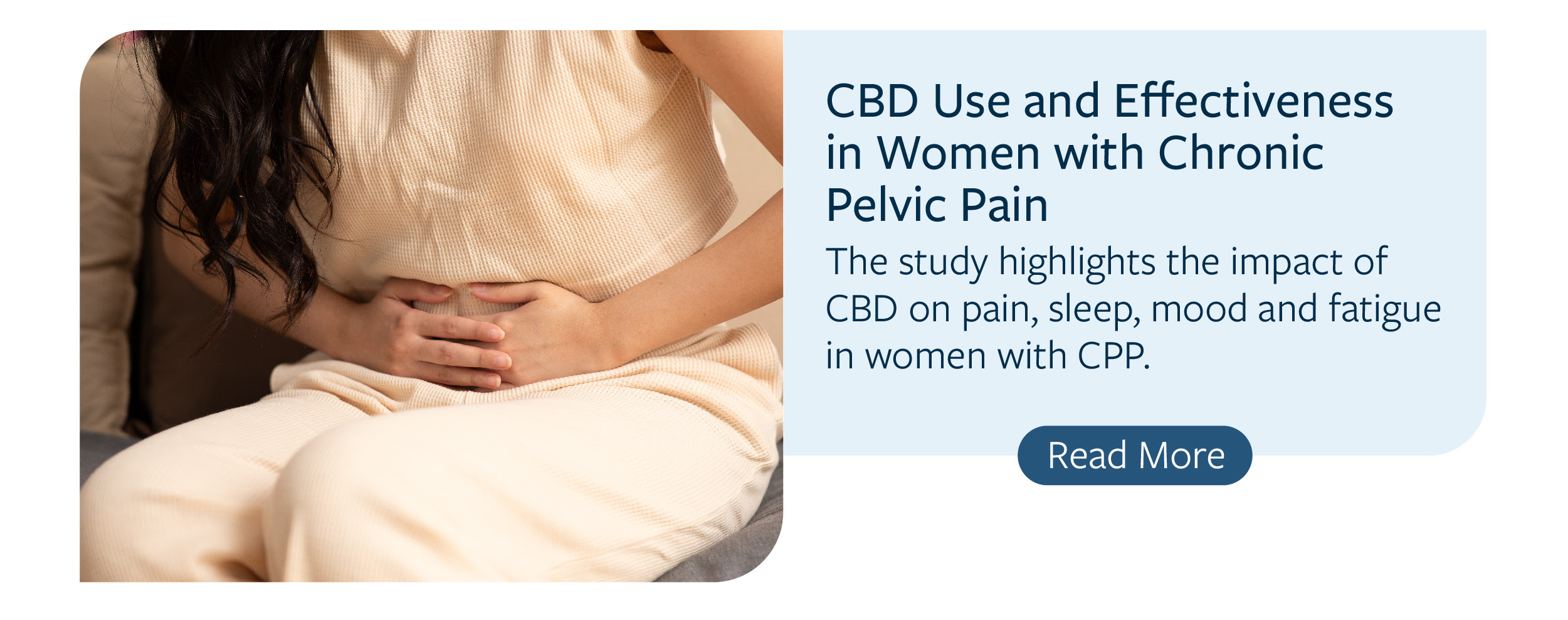 A research article called CBD use & effectiveness in women with chronic pelvic pain