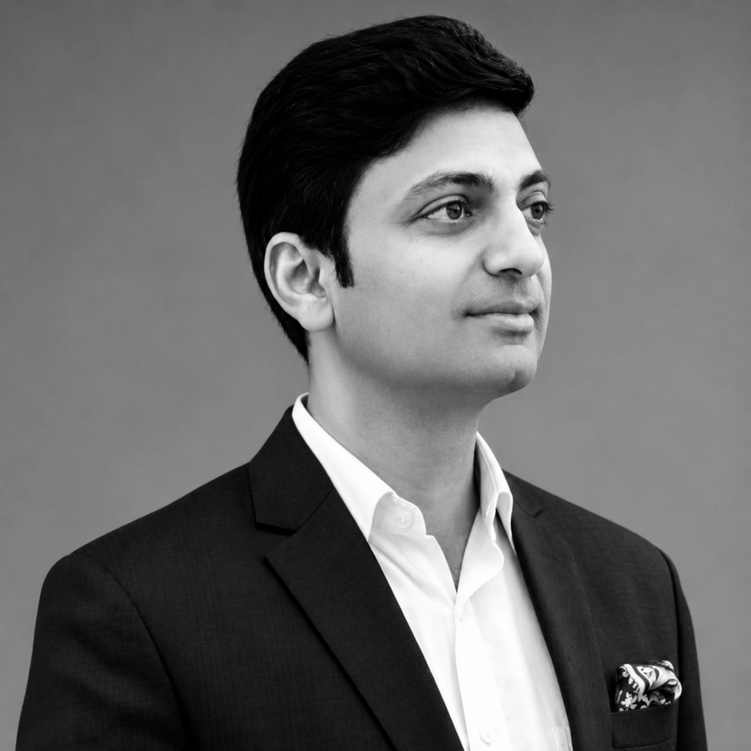 A team page image of Sachin Mirza, as Director for Advisory Board