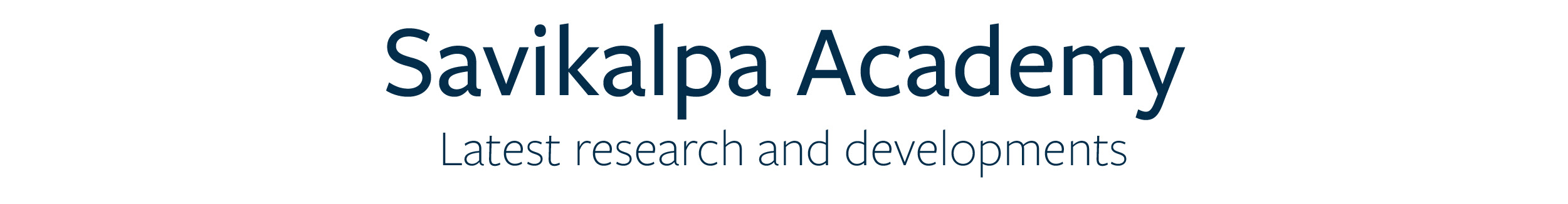 A Savikalpa academy banner image for October 2024 newsletter