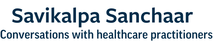 A banner image for Savikalpa Sanchaar for May 2026 newsletter palliative care