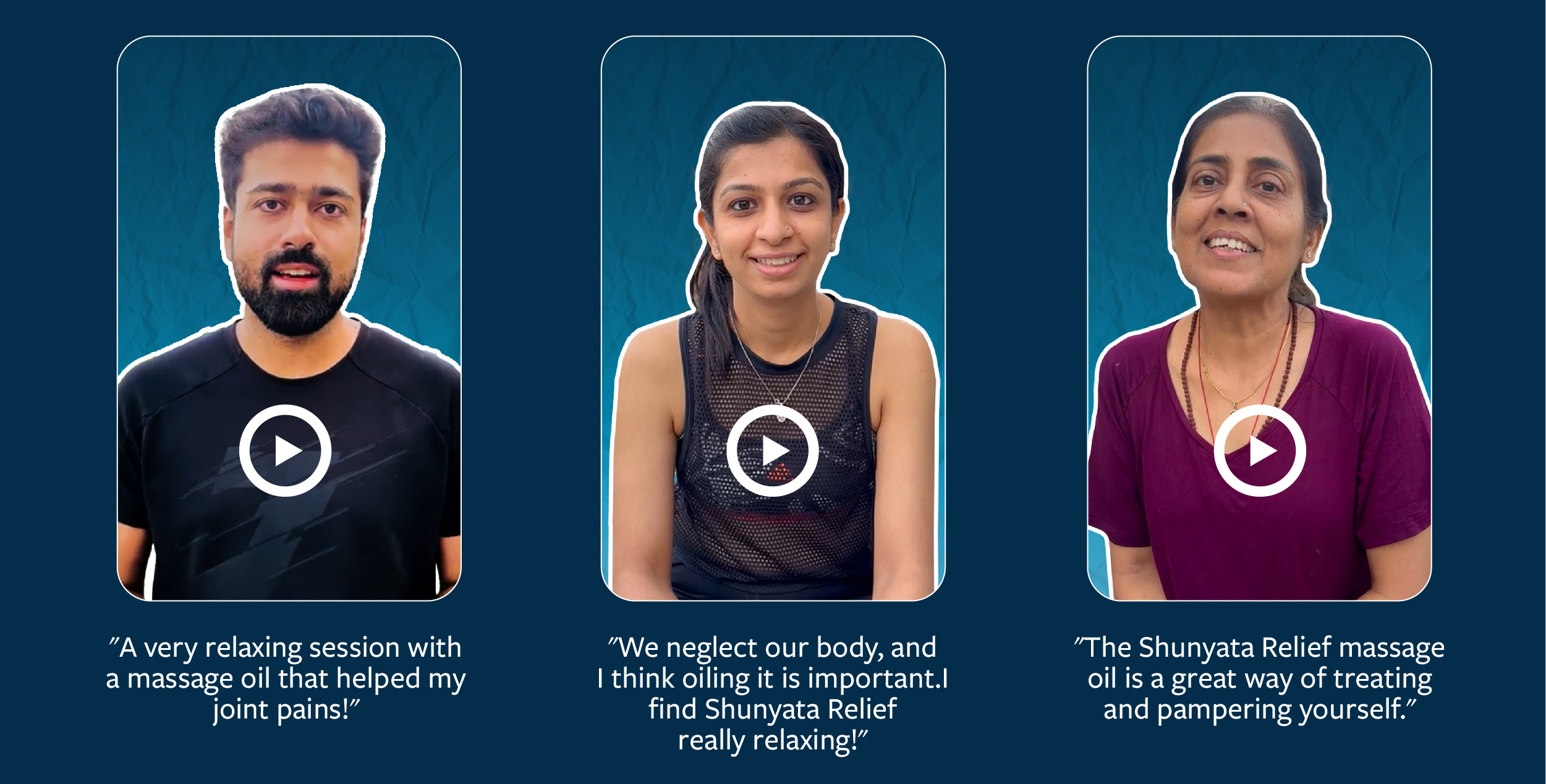 Savikalpa testimonials section for October 2024 newsletter