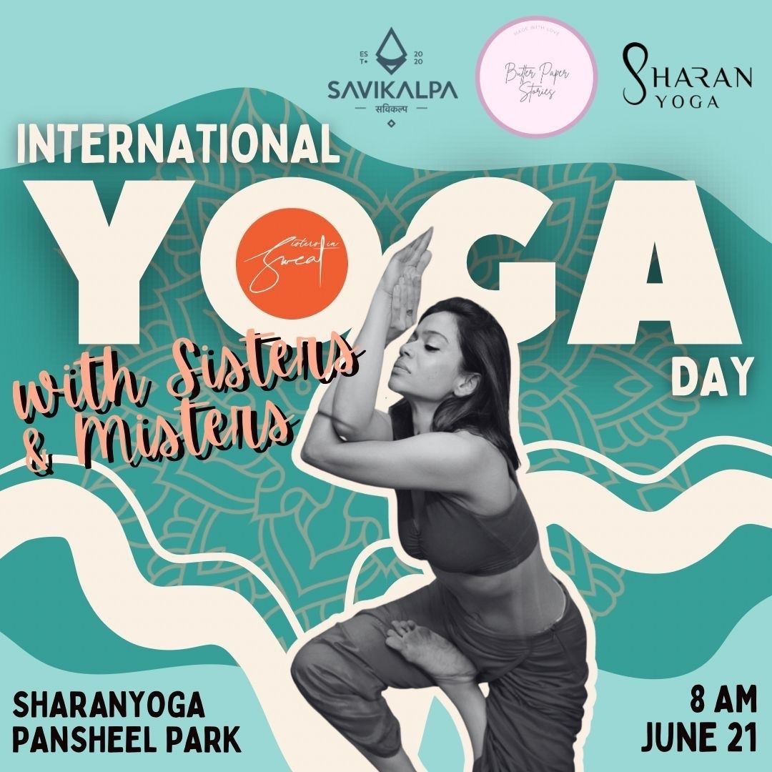 Savikalpa celebrated this international's yoga day with sisters and misters where the participants focused on various asanas
